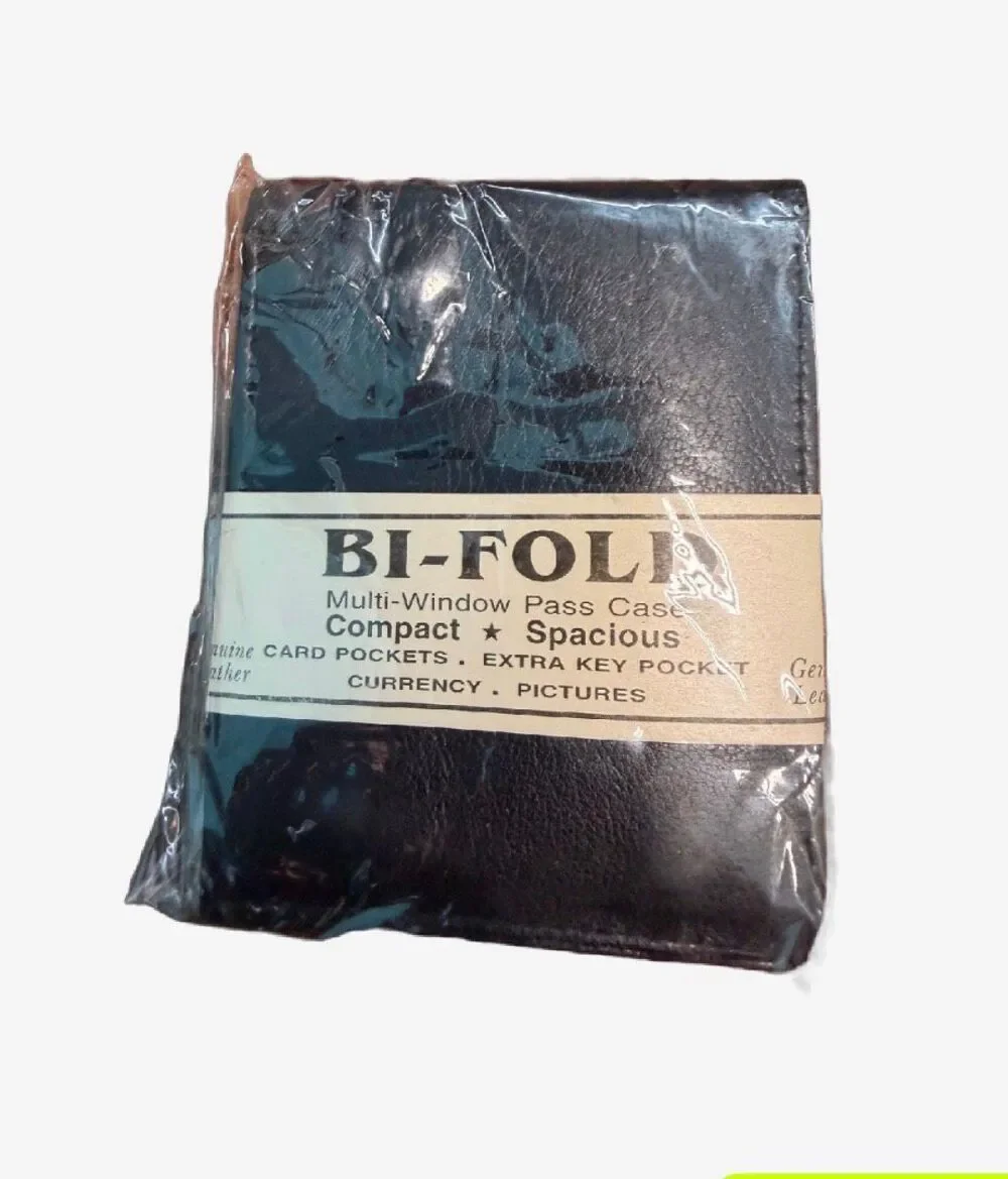 Bi-Fold Black Lesther Wallet Mens NEW TAGS